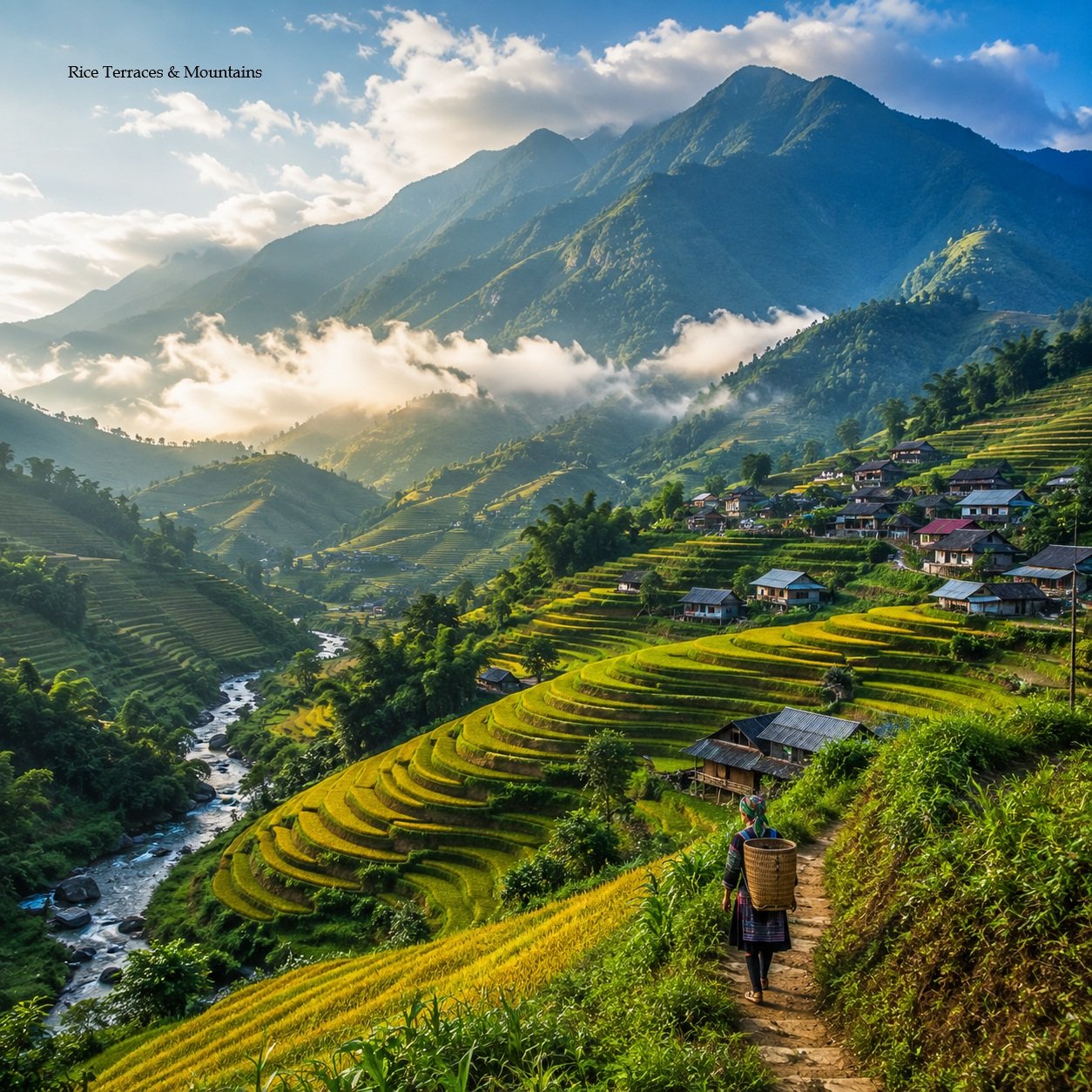 Packages rice terraces & mountains